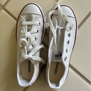 children’s converse, white, never been worn!